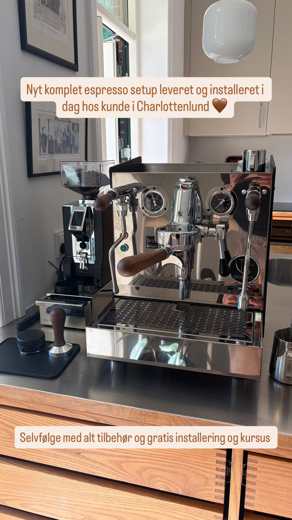 Brugnetti Giulietta 1 grp, Espressomaskine