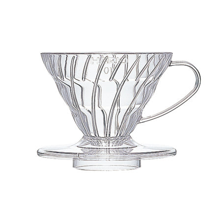 Hario V60-01 Plastic Dripper Clear (lille)